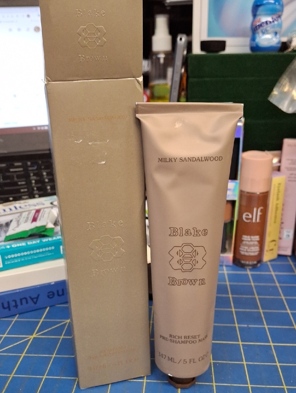 Blake Brown Milky Sandalwood Rich Reset Pre-Shampoo Mask - 147ml New